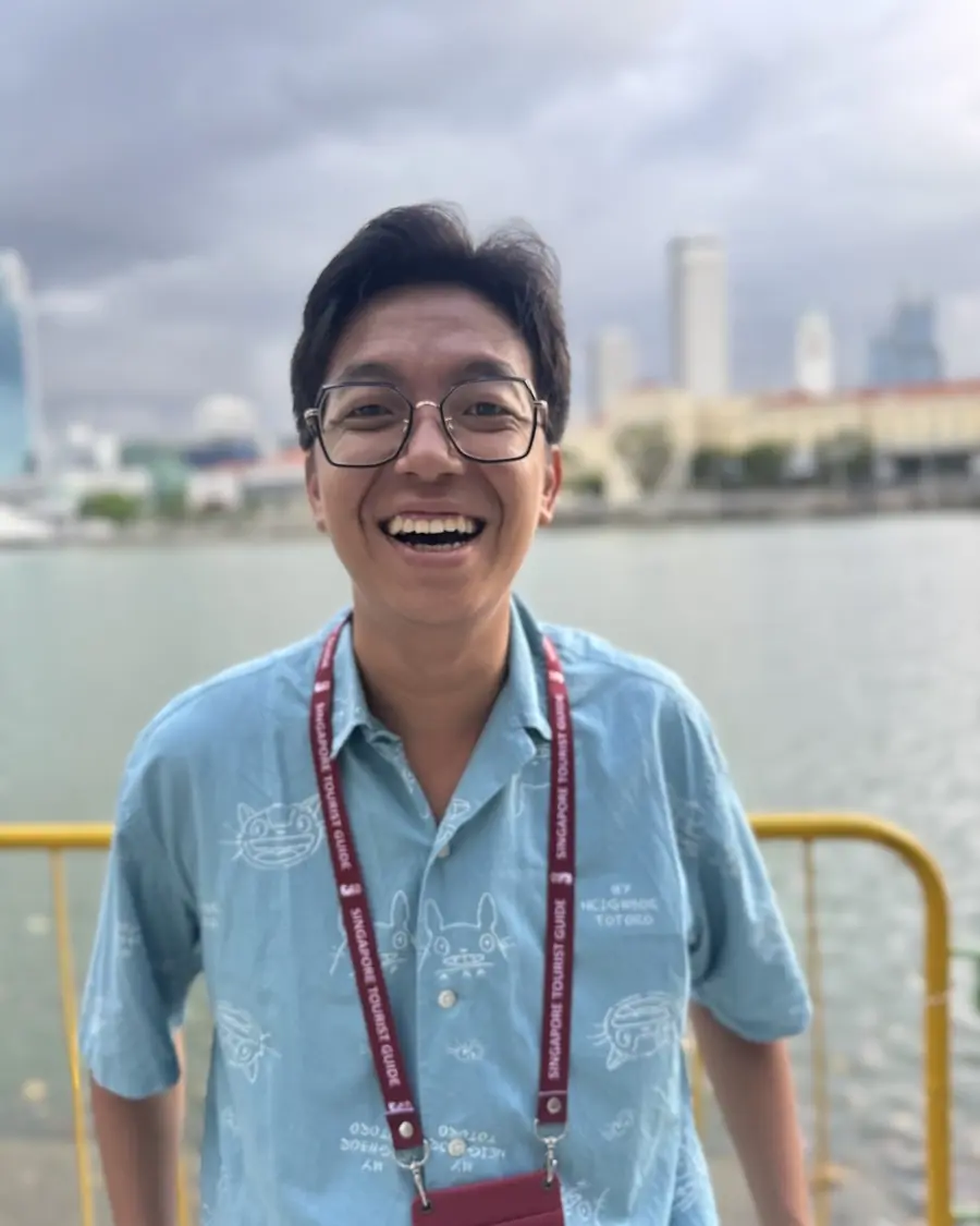 Adam Chay, founder of Isekai Odyssey and licensed Singapore tourist guide